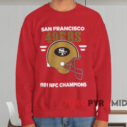 San Francisco 49ers 1981 NFC Champions T-shirt 4 San Francisco 49ers 1981 Nfc Champions T shirt Red Sweatshirt