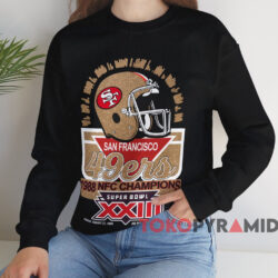 San Francisco 49ers 1988 NFC Champions T-shirt 3 San Francisco 49ers 1988 Nfc Champions T shirt Black Sweatshirt