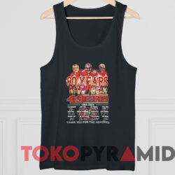 San Francisco 49ers 80 Years 1944–2024 Shirt 4 San Francisco 49ers 80 Years 1944 2024 Shirt Black TankTop