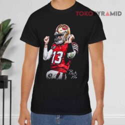 San Francisco 49ers Brock Purdy Dougie Signature Black T shirt