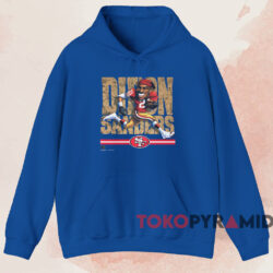 San Francisco 49ers Deion Sanders Caricature T-shirt 2 San Francisco 49ers Deion Sanders Caricature T shirt Blue Hoodie