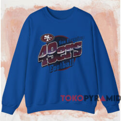 San Francisco 49ers Football T-shirt 3 San Francisco 49ers Football T shirt Blue Sweatshirt