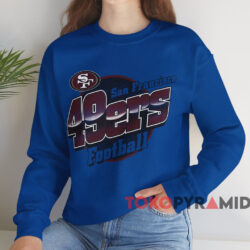 San Francisco 49ers Football T-shirt 4 San Francisco 49ers Football T shirt Blue Sweatshirt