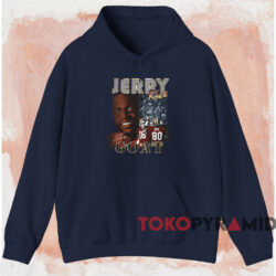 San Francisco 49ers Jerry Rice The Goat T-shirt 2 San Francisco 49ers Jerry Rice The Goat T shirt Navy Hoodie