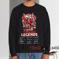 San Francisco 49ers Legends T-shirt 3 San Francisco 49ers Legends T shirt Black Sweatshirt