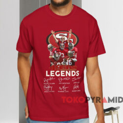San Francisco 49ers Legends T shirt Red T shirt