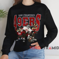 San Francisco 49ers Looney Tunes T shirt Black Sweatshirt