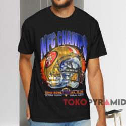 San Francisco 49ers Nfc Champs 1995 Super Bowl T shirt Black T shirt