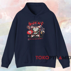 San Francisco 49ers Taz Bad To The Bone T-shirt 2 San Francisco 49ers Taz Bad To The Bone T shirt Navy Hoodie