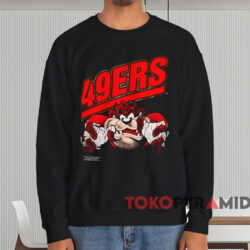 San Francisco 49ers Tazmania T-shirt 3 San Francisco 49ers Tazmania T shirt Black Sweatshirt