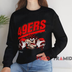San Francisco 49ers Tazmania T-shirt 4 San Francisco 49ers Tazmania T shirt Black Sweatshirt