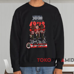 San Francisco 49ers Touch Down Club T-shirt 4 San Francisco 49ers Touch Down Club T shirt Black Sweatshirt