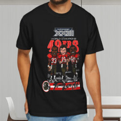 San Francisco 49ers Touch Down Club T shirt Black T shirt