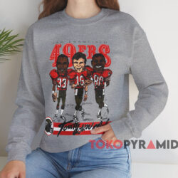 San Francisco 49ers Touchdown Club T-shirt 3 San Francisco 49ers Touchdown Club T shirt Grey Sweatshirt