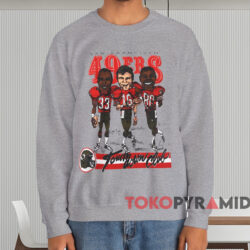 San Francisco 49ers Touchdown Club T-shirt 4 San Francisco 49ers Touchdown Club T shirt Grey Sweatshirt