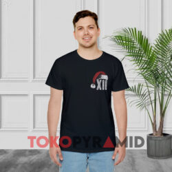 Santa Big Nick Energy Black T shirt Front