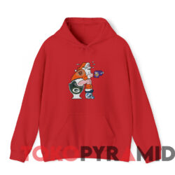 Santa Claus Chicago Bears Toilet Christmas T shirt Red Hoodie