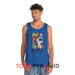 Santa Claus World Gift Tour Blue Tank Top
