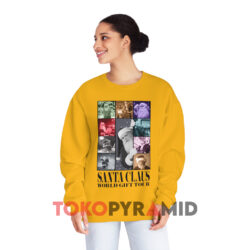 Santa Claus World Gift Tour Yellow Sweatshirt
