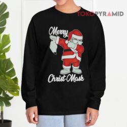 Santa Dabbing Merry Christ mask Long sleeved