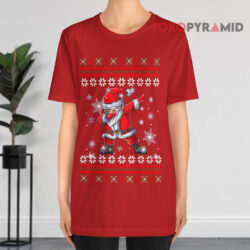 Santa Dabbing Ugly Christmas Sweatshirt 1 Santa Dabbing Ugly Christmas T shirt
