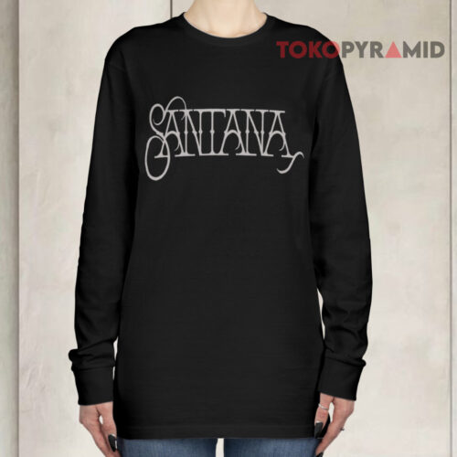Santana Logo Rock N Roll Vintage Long sleeved