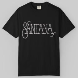 Santana Logo Rock N Roll Vintage T shirt