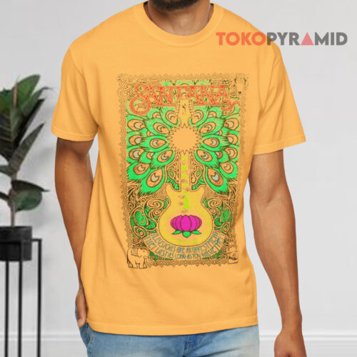 Santana Lotus Guitar Shirt
