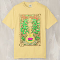 Santana Lotus Guitar T shirt