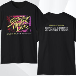 Saturday Night Live 51 Concert Shirt Connor Storrie Mumford & Sons T shirt
