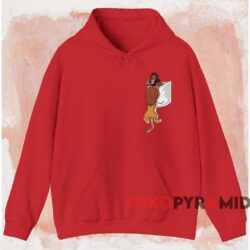 Scar and Mufasa in a Pocket T-shirt 2 Scar And Mufasa In A Pocket T shirt Red Hoodie