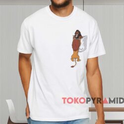 Scar And Mufasa In A Pocket T shirt White T shirt