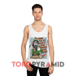 Buddy The Elf Shirt What's Your Favorite Scary Movie Christmas 2 Scary Buddy The Elf What's Your Favorite Scary Movie Christmas White Tank Top
