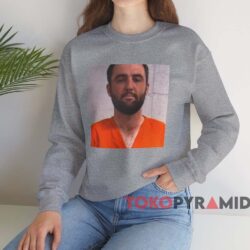Scottie Scheffler Mugshot Shirt 4 Scottie Scheffler Mugshot Shirt Grey Sweatshirt
