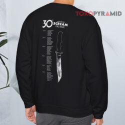 Scream 7 30th Anniversary of Scream Kill Tour 2026 Shirt 4 Scream 7 30th Anniversary Of Scream Kill Tour 2026 Sweatshirt Back