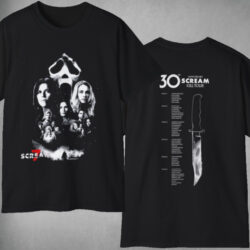 Scream 7 30th Anniversary Of Scream Kill Tour 2026 T shirt