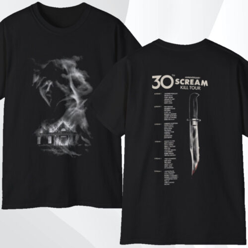 Scream 7 30th Anniversary Of Scream Kill Tour T shirt Scream 7 30th Anniversary Of Scream Kill Tour T shirt