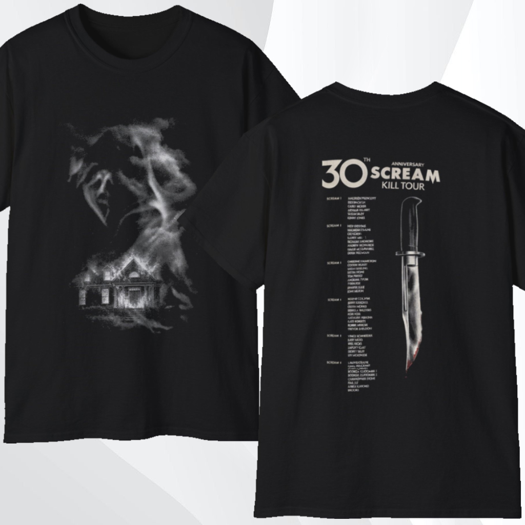 Scream 7 30th Anniversary Of Scream Kill Tour T shirt Scream 7 30th Anniversary Of Scream Kill Tour T shirt