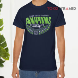 Seattle Seahawks 2025 Nfc Champions Hometown Navy T shirt