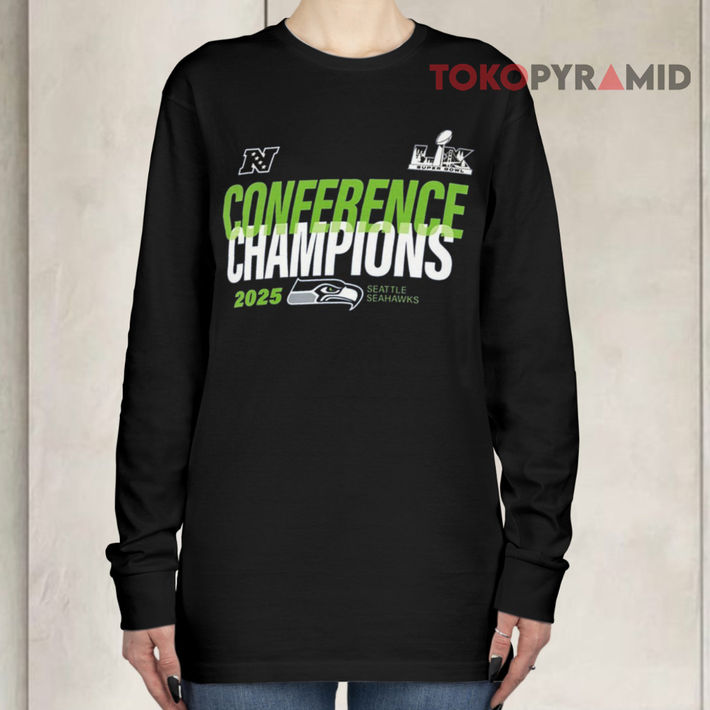 Seattle Seahawks 2025 Nfc Conference Champions Long sleeved Seattle Seahawks 2025 Nfc Conference Champions Long sleeved