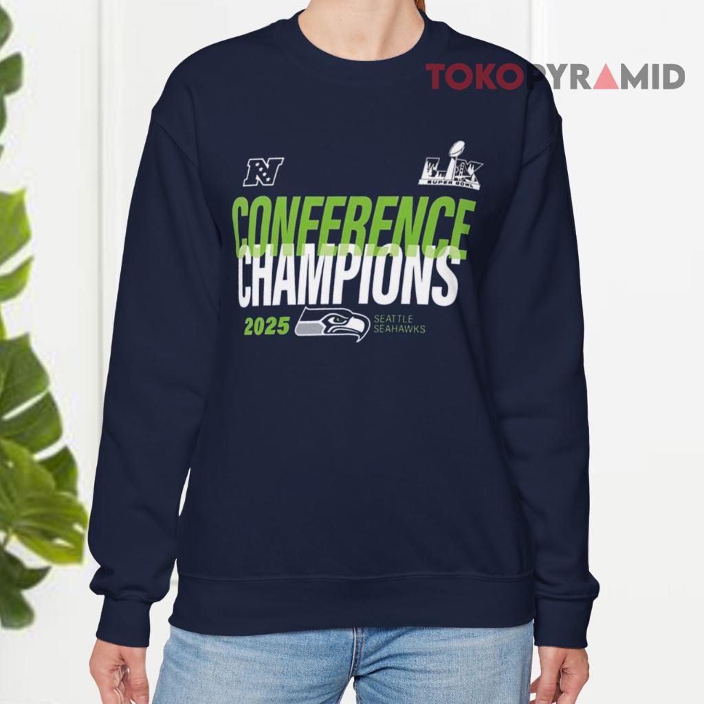 Seattle Seahawks 2025 Nfc Conference Champions Sweatshirt Seattle Seahawks 2025 Nfc Conference Champions Sweatshirt