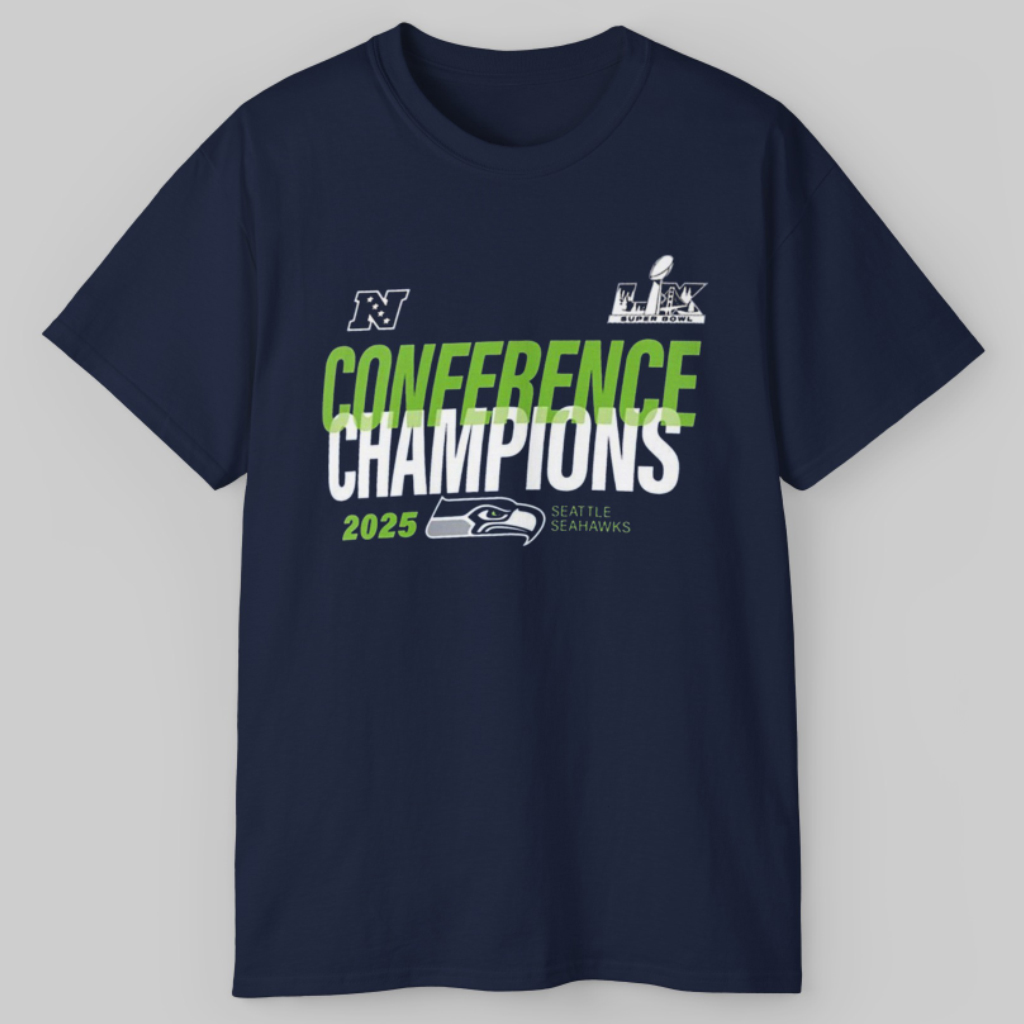 Seattle Seahawks 2025 Nfc Conference Champions T shirt Seattle Seahawks 2025 Nfc Conference Champions T shirt