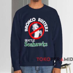 Seattle Seahawks Bronco Busters Shirt Navy Sweatshirt