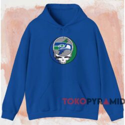 Seattle Seahawks Grateful Dead Shirt Blue Hoodie