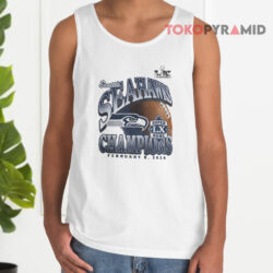 Seattle Seahawks Historic Win Super Bowl Champions Tank Top