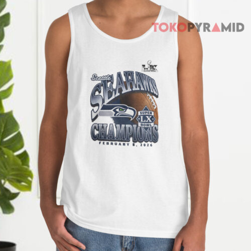 Seattle Seahawks Historic Win Super Bowl Champions Tank Top