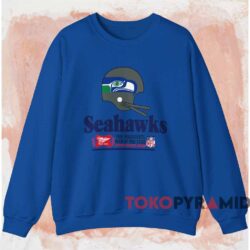 Seattle Seahawks Miller High Life Nfl Shirt Blue Sweatshirt