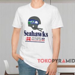 Seattle Seahawks Miller High Life Nfl Shirt White T shirt