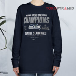 Seattle Seahawks Nike 2025 Nfc Champions Team Nation Long sleeved