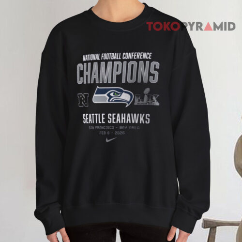 Seattle Seahawks Nike 2025 Nfc Champions Team Nation Sweatshirt